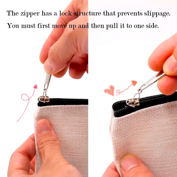 Rock Pattern Design - Lightweight, Foldable, Zippered Casual Cosmetic Case NWT - Picture 4 of 4